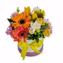 aranjament floral in nuante de toamna