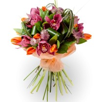 Cele mai frumoase buchete de mireasa 1 cymbidium