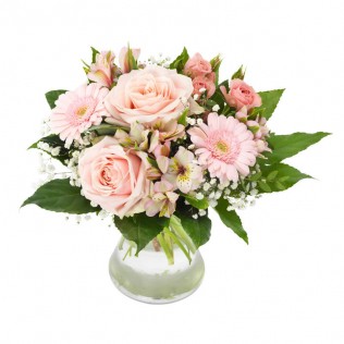Buchet de trandafiri roz