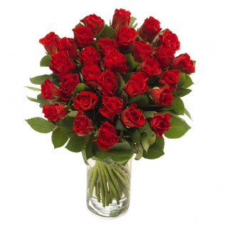 Buchet cu 21 trandafiri rosii