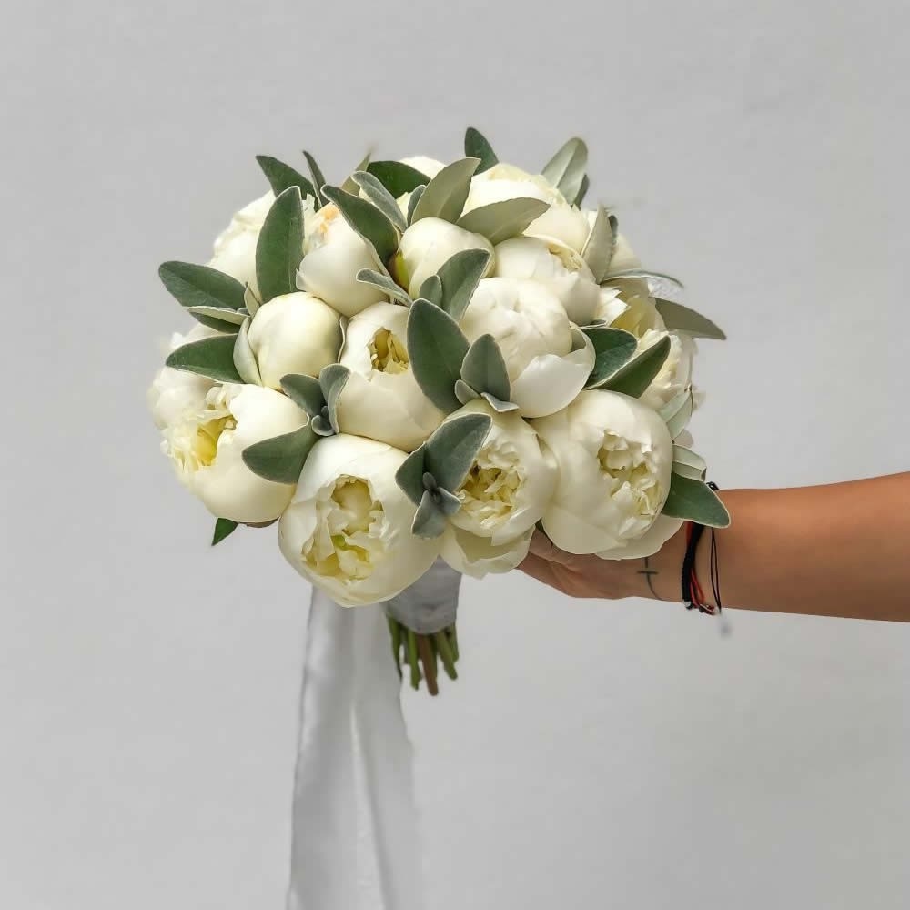 buchet de mireasa cu bujori